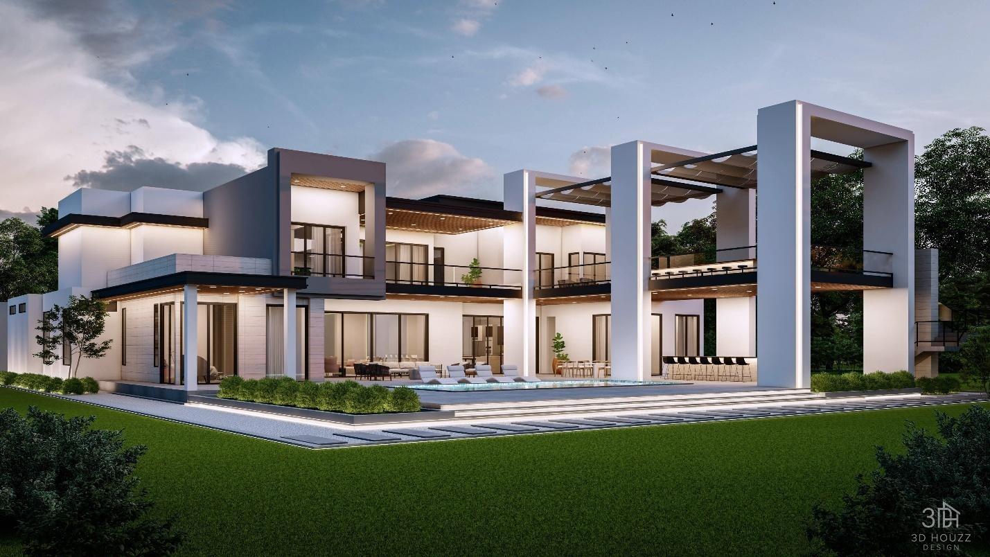 63 Aria Isle — Rear view, Greater Houston TX