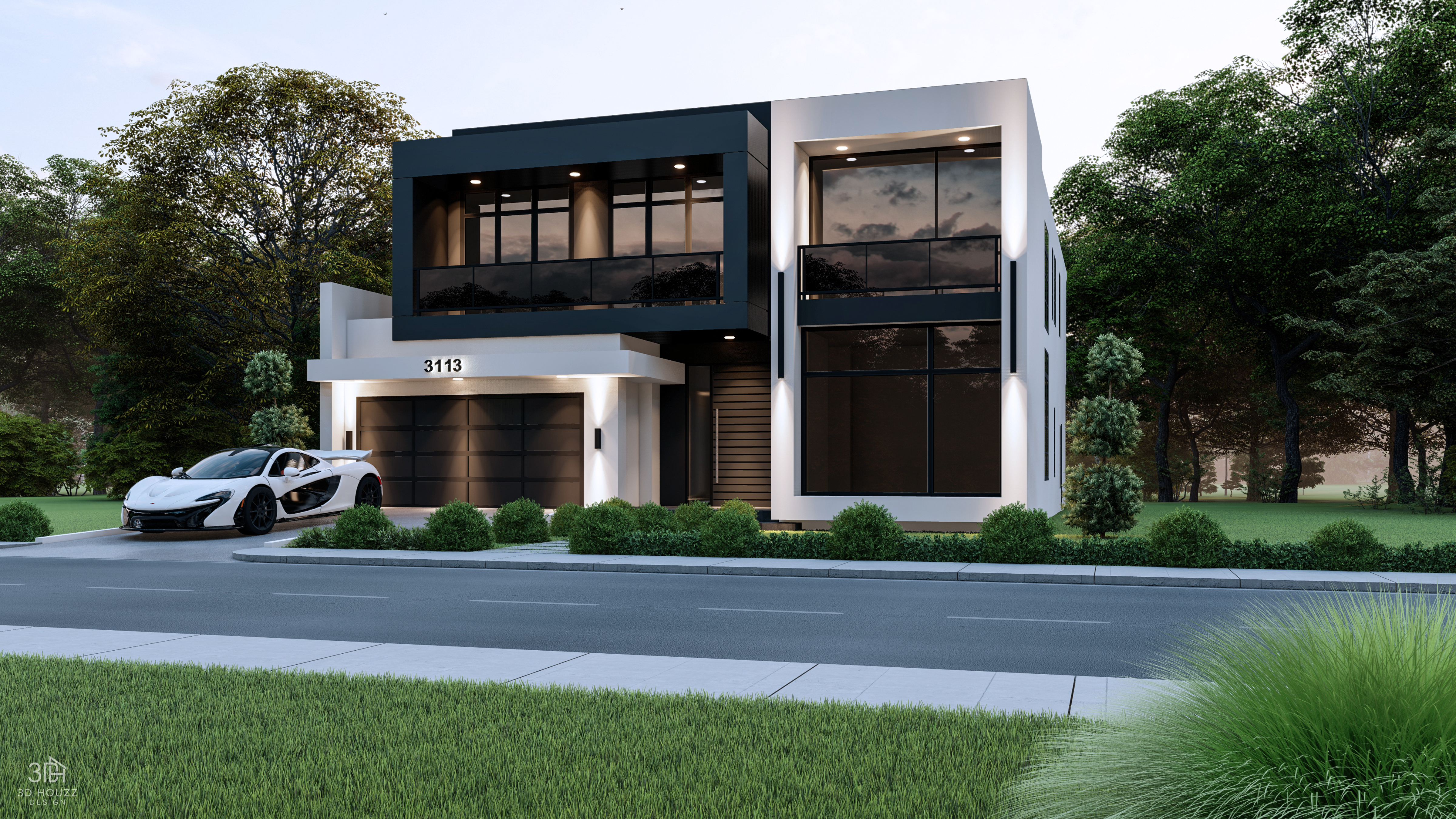 3113 Drexel custom home build, River Oaks Houston TX